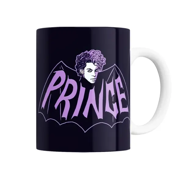 Taza de Cerámica Prince Murciélago Morado