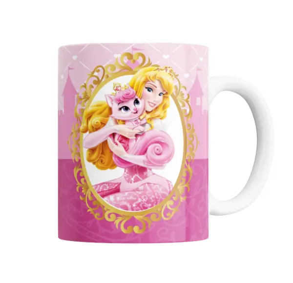 Taza de Cerámica Princesas Disney Aurora y Berry