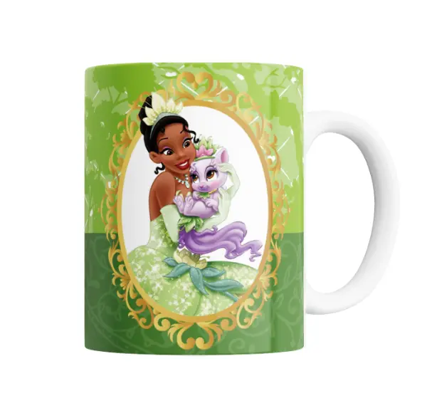 Taza de Cerámica Princesas Disney Tiana y Berry