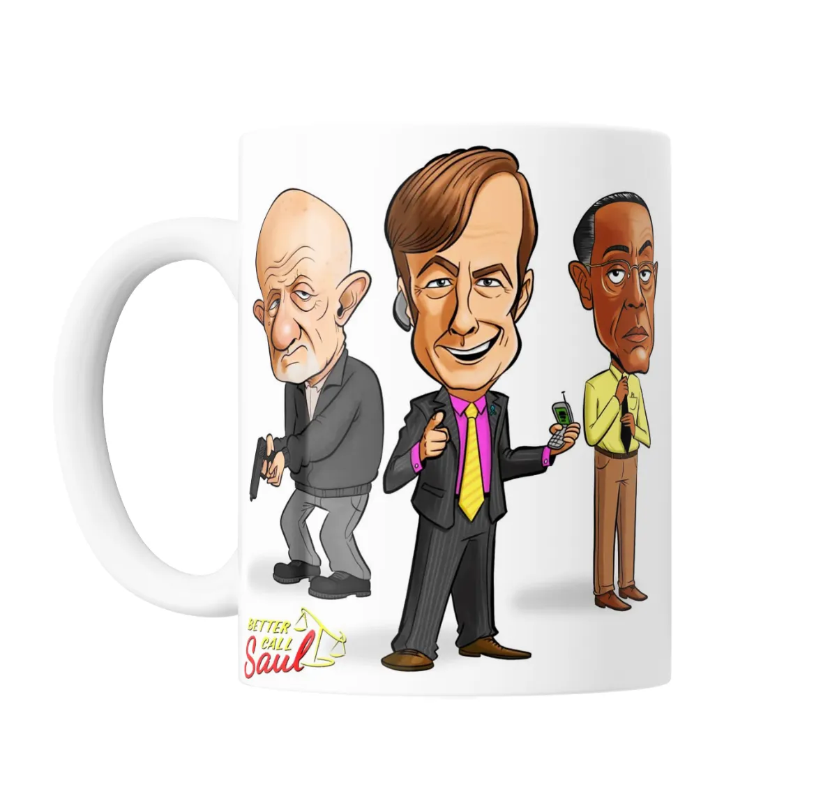 Taza de Cerámica Better Call Saul Saul Goodman Mike Gus Fring - vista 2