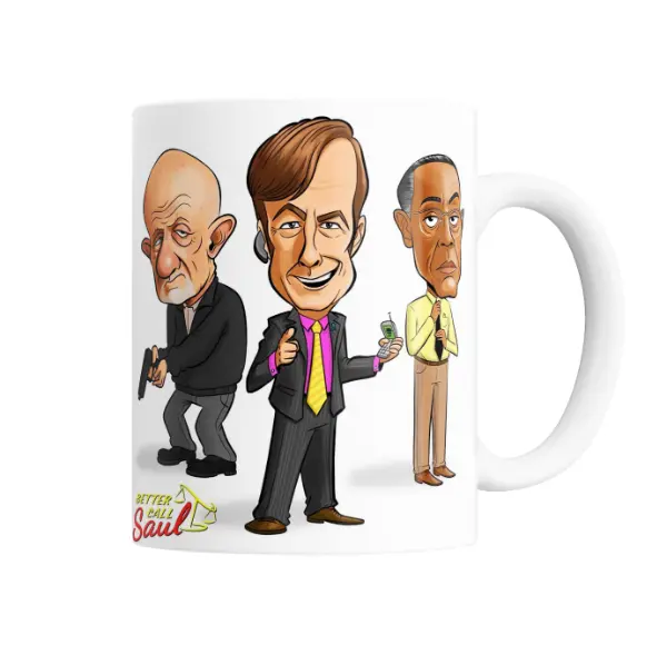 Taza de Cerámica Better Call Saul Saul Goodman Mike Gus Fring
