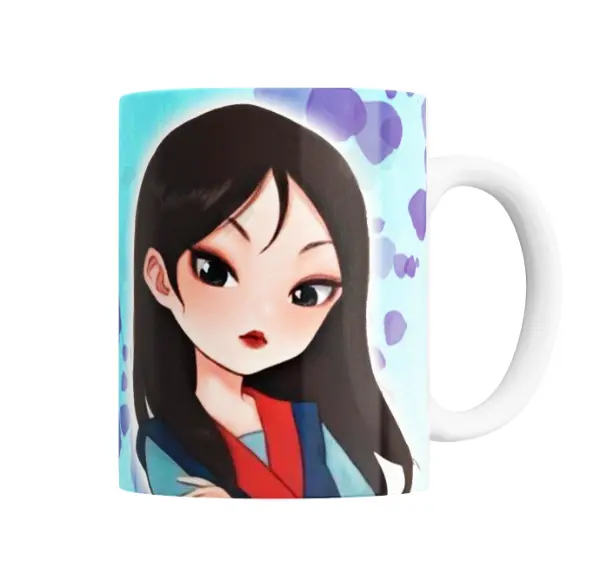 Taza de Cerámica Princesas Disney Mulan