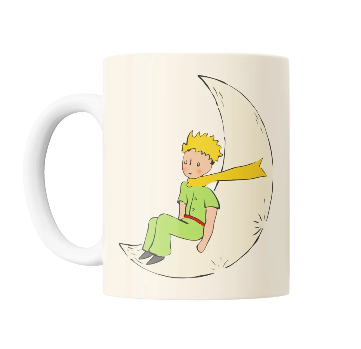 Taza de Cerámica Principito Sentado en la Luna - vista 2