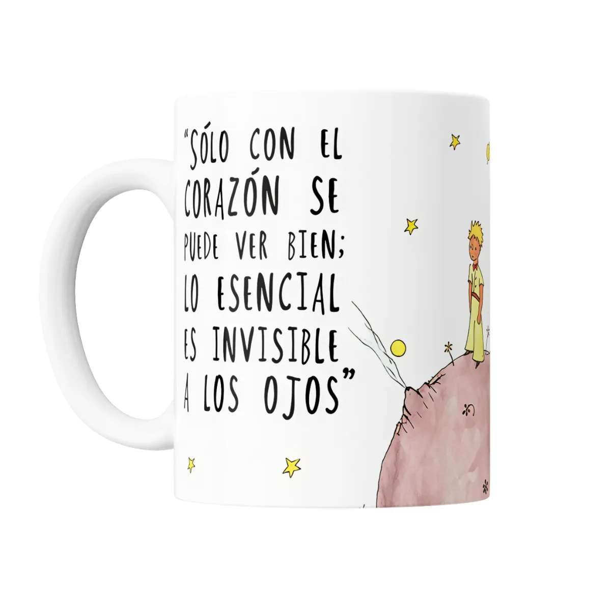 Taza de Cerámica Principito Lo esencial es invisible a los ojos - vista 2