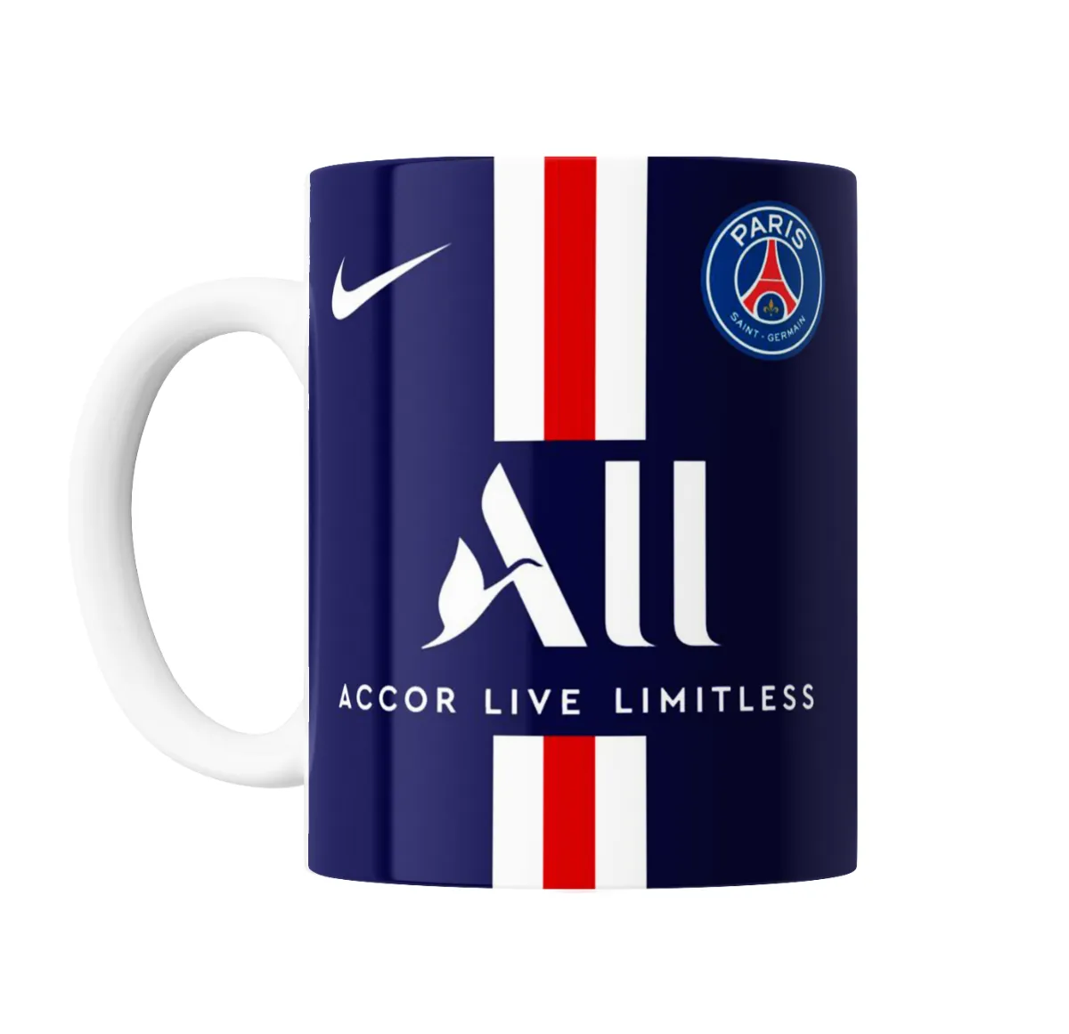 Taza de Cerámica PSG Camiseta Local Accor - vista 2