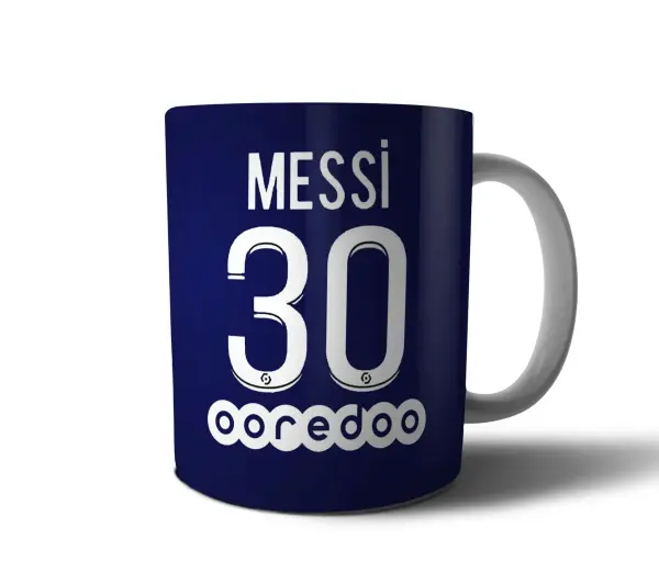 Taza de Cerámica PSG Messi 30 Camiseta