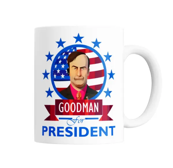 Taza de Cerámica Better Call Saul Goodman for President