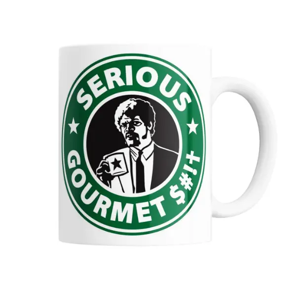 Taza de Cerámica Pulp Fiction Jules Winnfield Serious Gourmet
