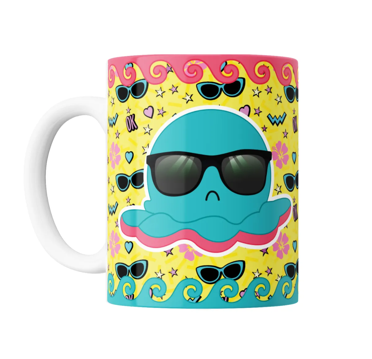 Taza de Cerámica Pulpito Cool con Lentes de Sol - vista 2