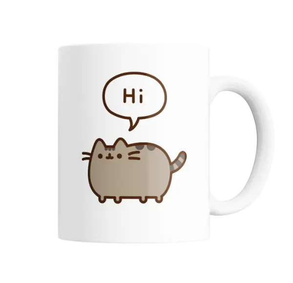 Taza de Cerámica Pusheen Cat Hi