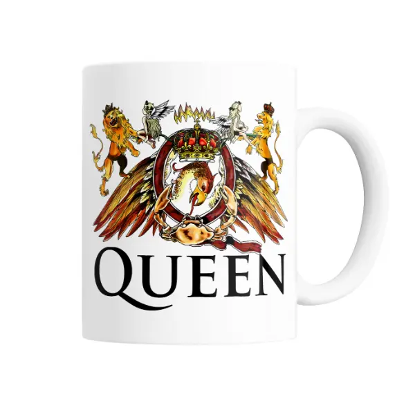 Taza de Cerámica Queen Escudo Oficial