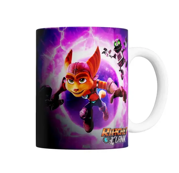 Taza de Cerámica Ratchet & Clank Ratchet y Clank en el Vacío
