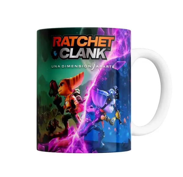 Taza de Cerámica Ratchet & Clank Una Dimensión Aparte