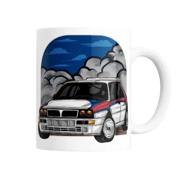 Taza de Cerámica Rally Lancia Delta Integrale