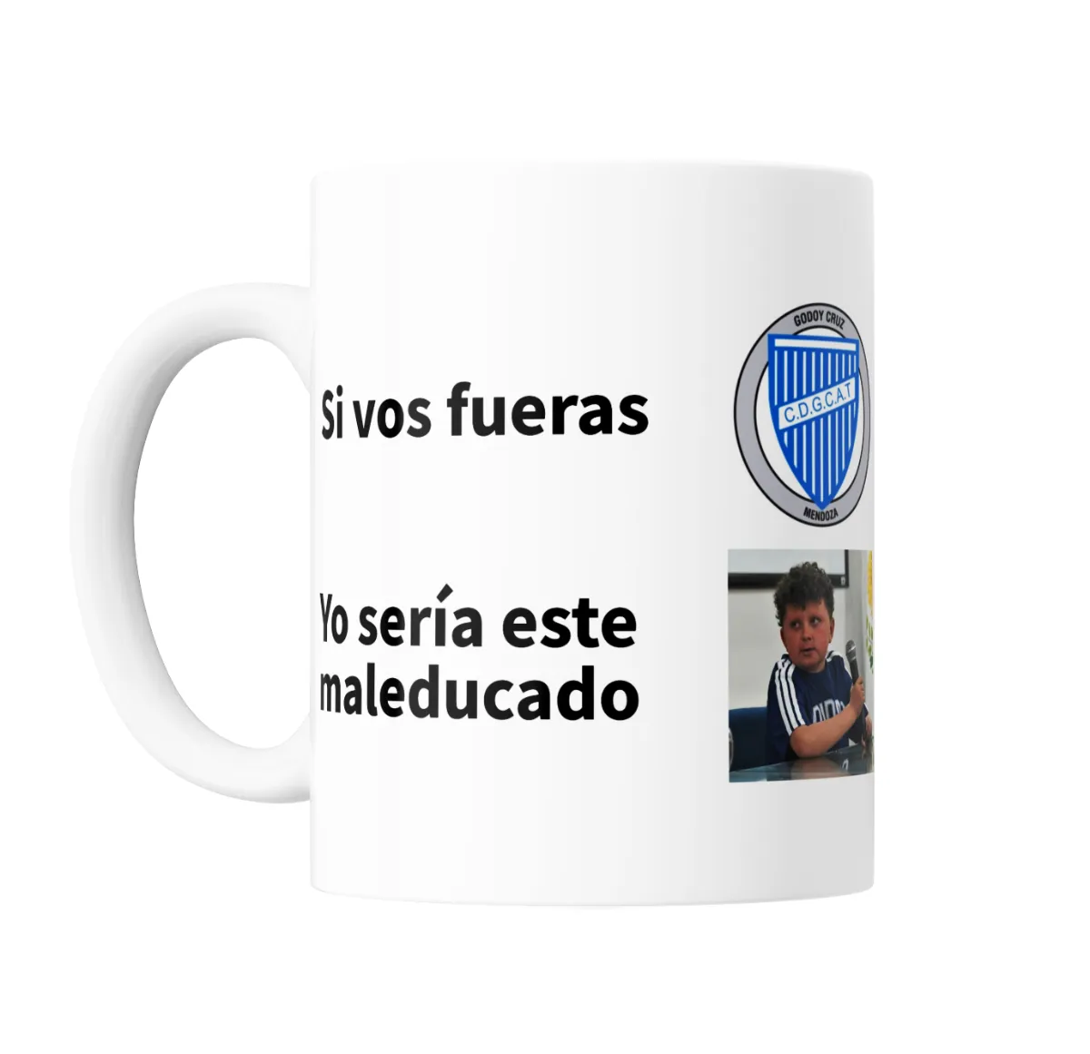 Taza de Cerámica Godoy Cruz Si vos fueras Rami Conti - vista 2