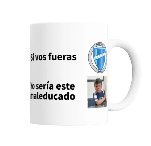 Taza de Cerámica Godoy Cruz Si vos fueras Rami Conti