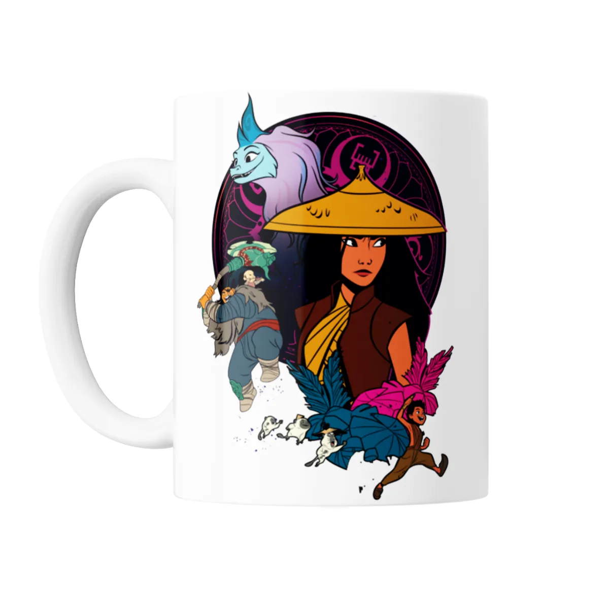 Taza de Cerámica Raya y el último Dragón Raya Sisu Tuk Tuk - vista 2