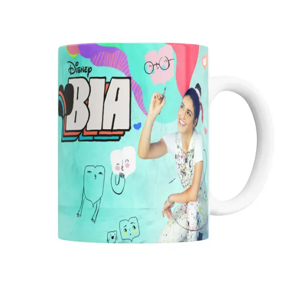 Taza de Cerámica Bia Disney Logo y Protagonista