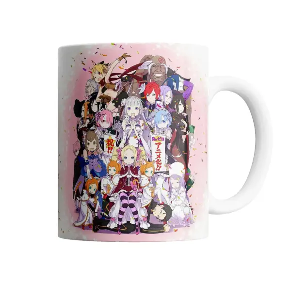 Taza de Cerámica Re:Zero Elenco Completo