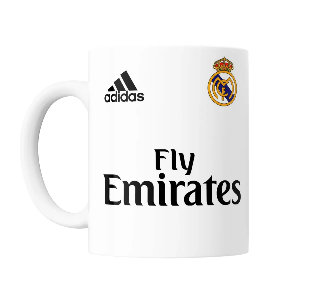 Taza de Cerámica Real Madrid Escudo Blanco y Negro - vista 2