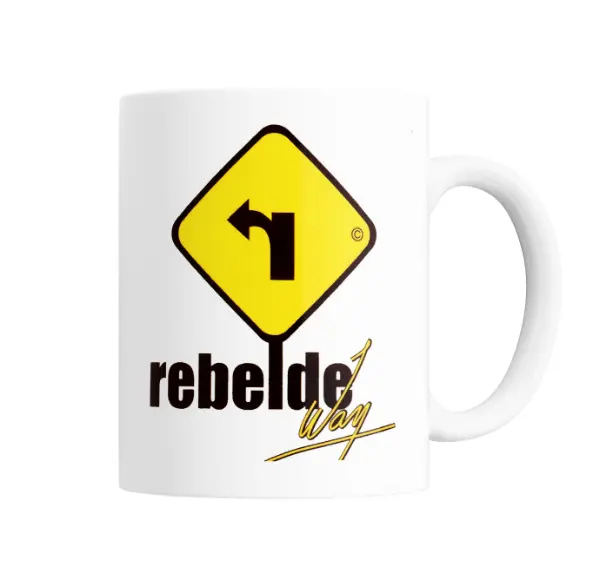 Taza de Cerámica Rebelde Way Señal de Tránsito
