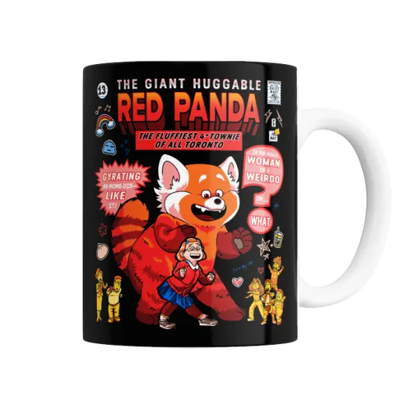 Taza de Cerámica Turning Red Mei con su Panda Rojo Gigante