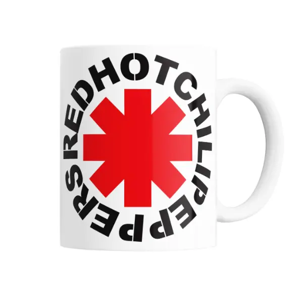 Taza de Cerámica Red Hot Chili Peppers Logo Asterisco