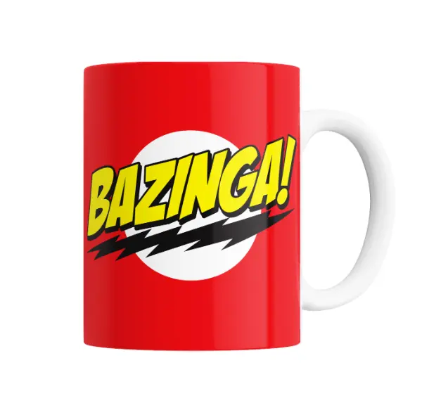 Taza de Cerámica Big Bang Theory Bazinga
