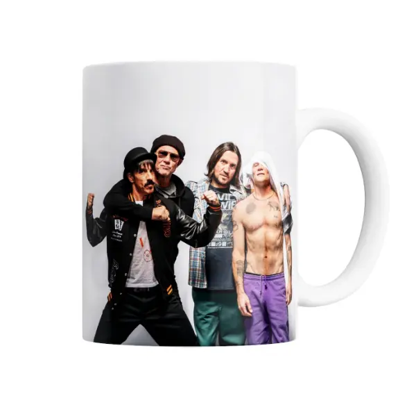 Taza de Cerámica Red Hot Chili Peppers Banda Foto Grupal