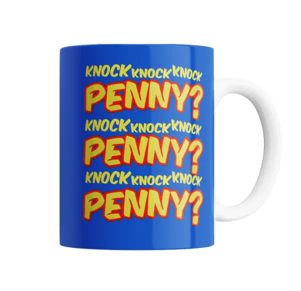 Taza de Cerámica Big Bang Theory Knock Knock Penny