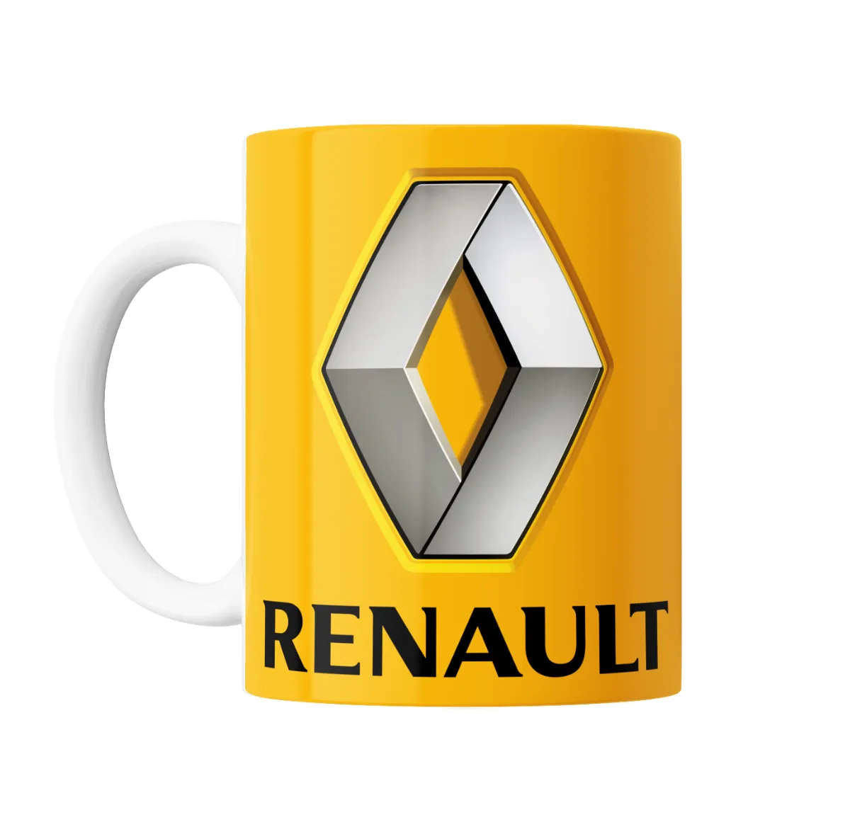 Taza de Cerámica Renault Logo Amarillo - vista 2