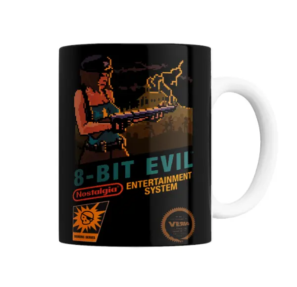 Taza de Cerámica Resident Evil 8-Bit Evil