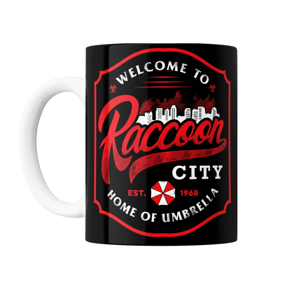 Taza de Cerámica Resident Evil Welcome to Raccoon City Home of Umbrella - vista 2