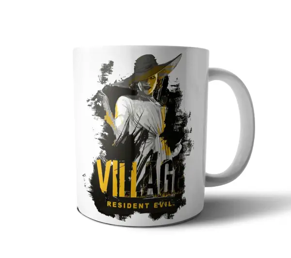 Taza de Cerámica Resident Evil Village Lady Dimitrescu