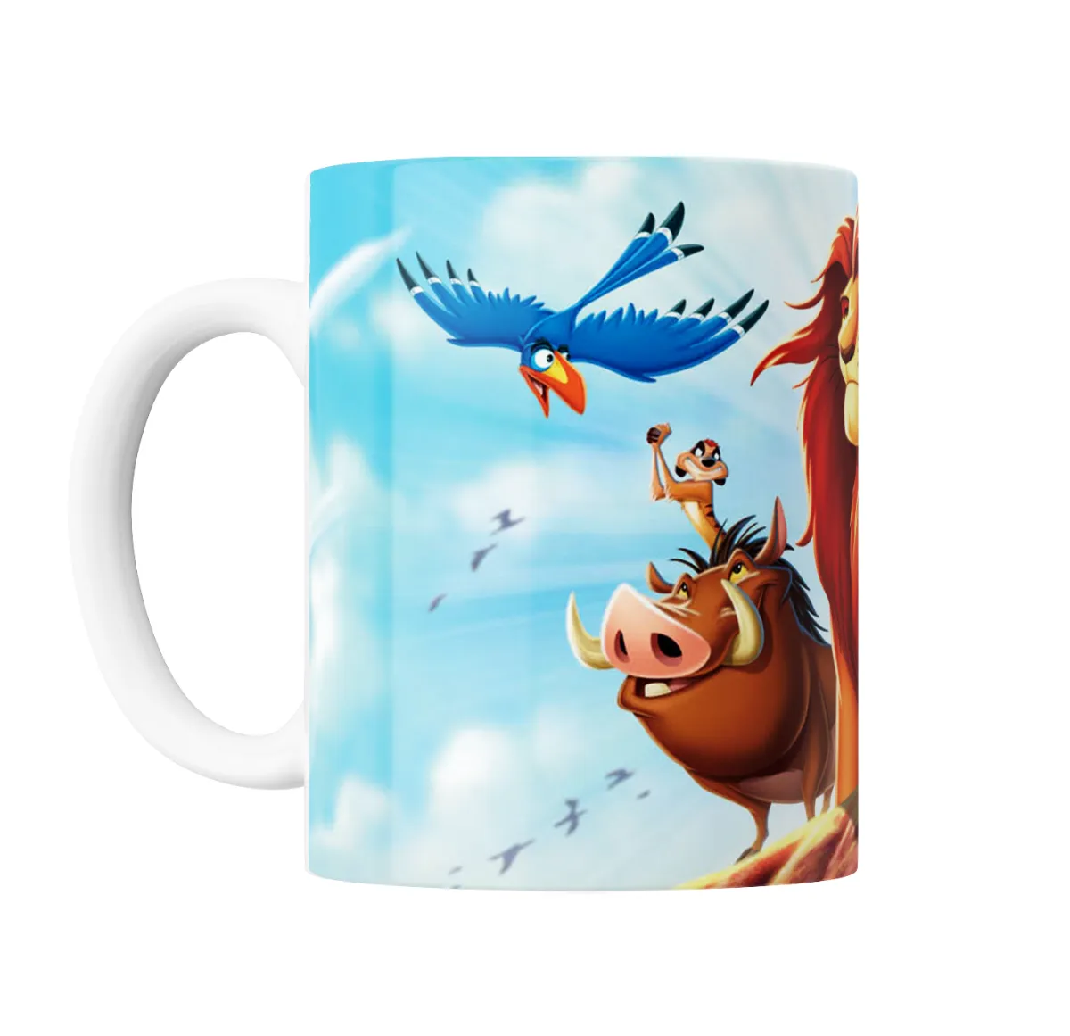 Taza de Cerámica El Rey León Simba Timón y Pumba - vista 2