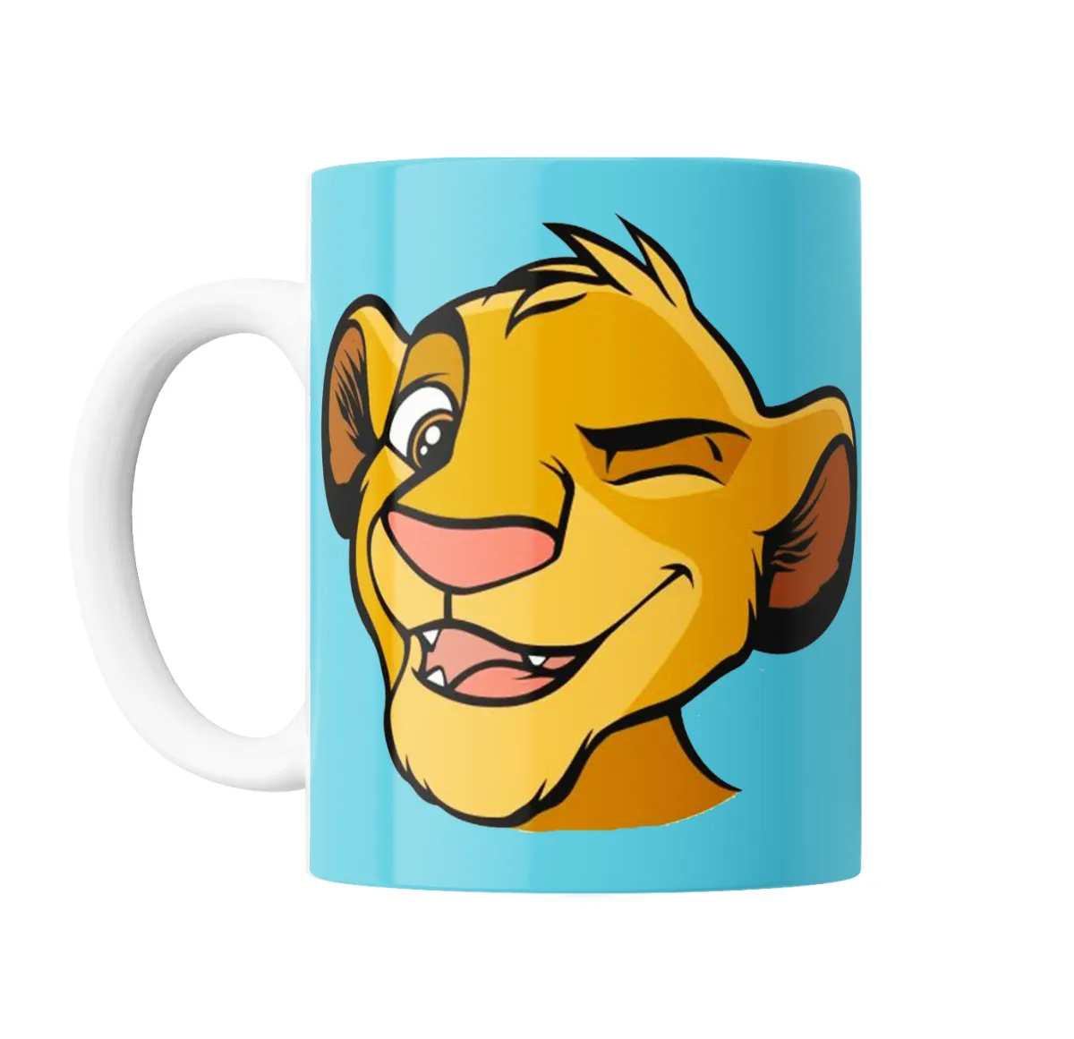 Taza de Cerámica El Rey León Simba Guiño - vista 2