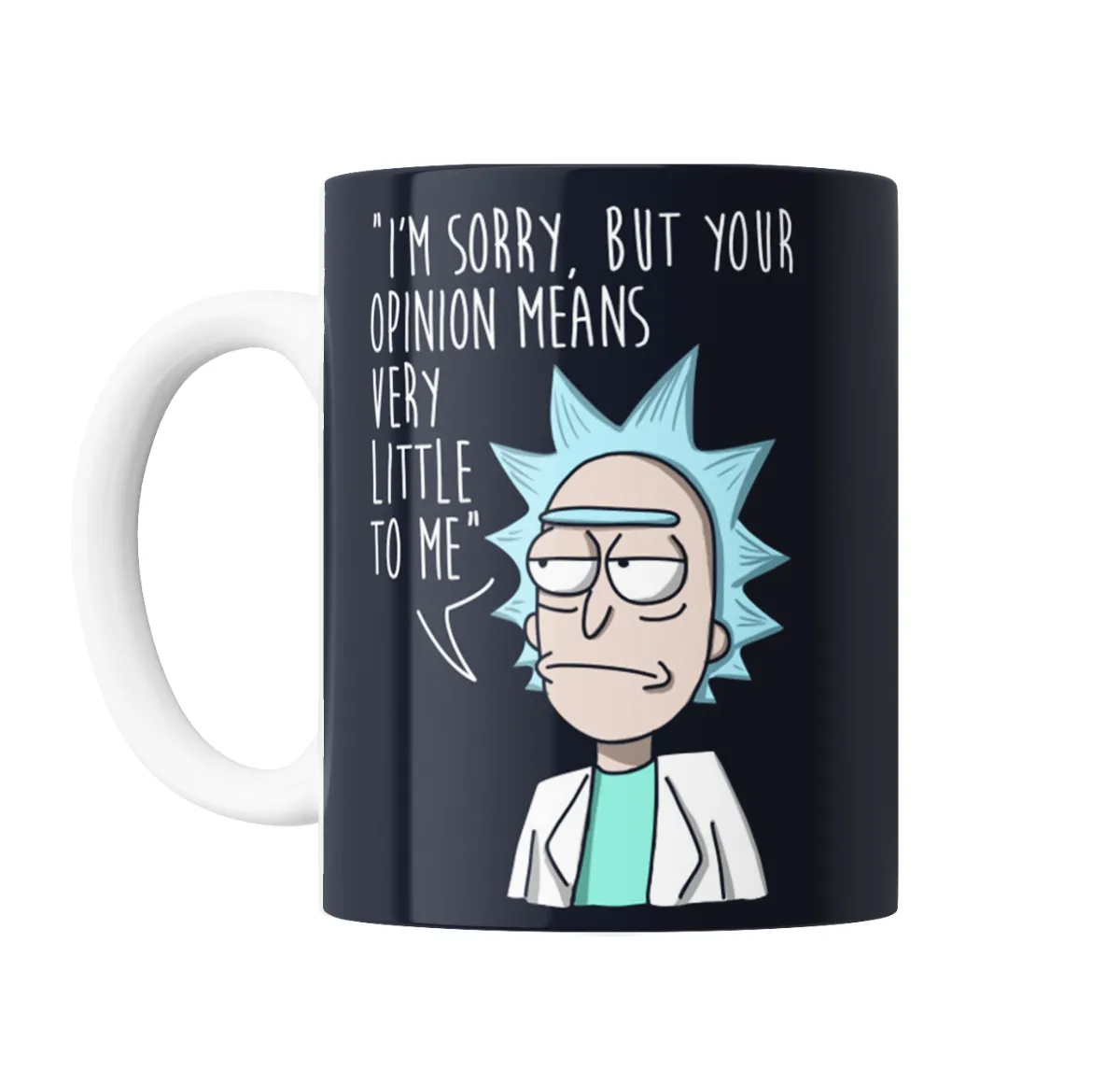 Taza de Cerámica Rick and Morty Rick Opinión Little - vista 2