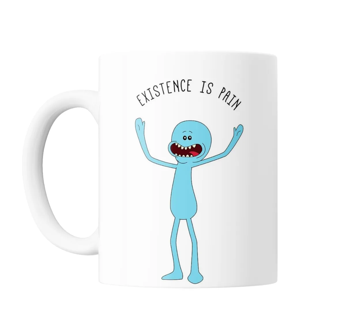 Taza de Cerámica Rick and Morty Mr. Meeseeks Existence is Pain - vista 2