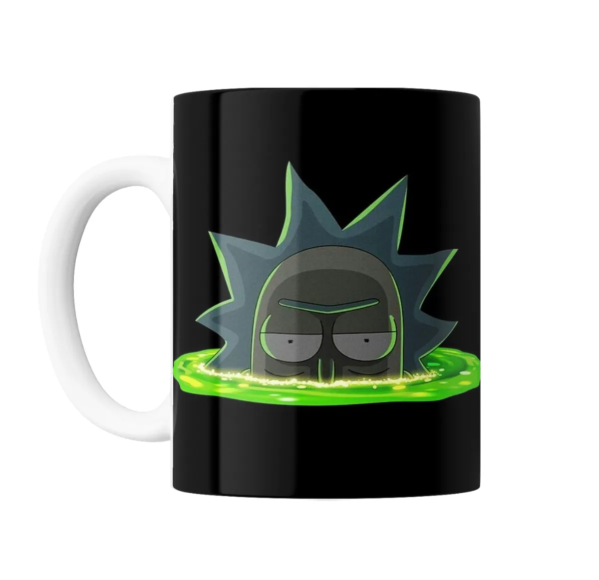 Taza de Cerámica Rick and Morty Rick Asomado al Portal - vista 2