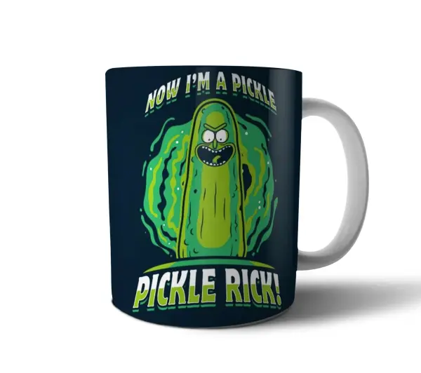 Taza de Cerámica Rick and Morty Pickle Rick