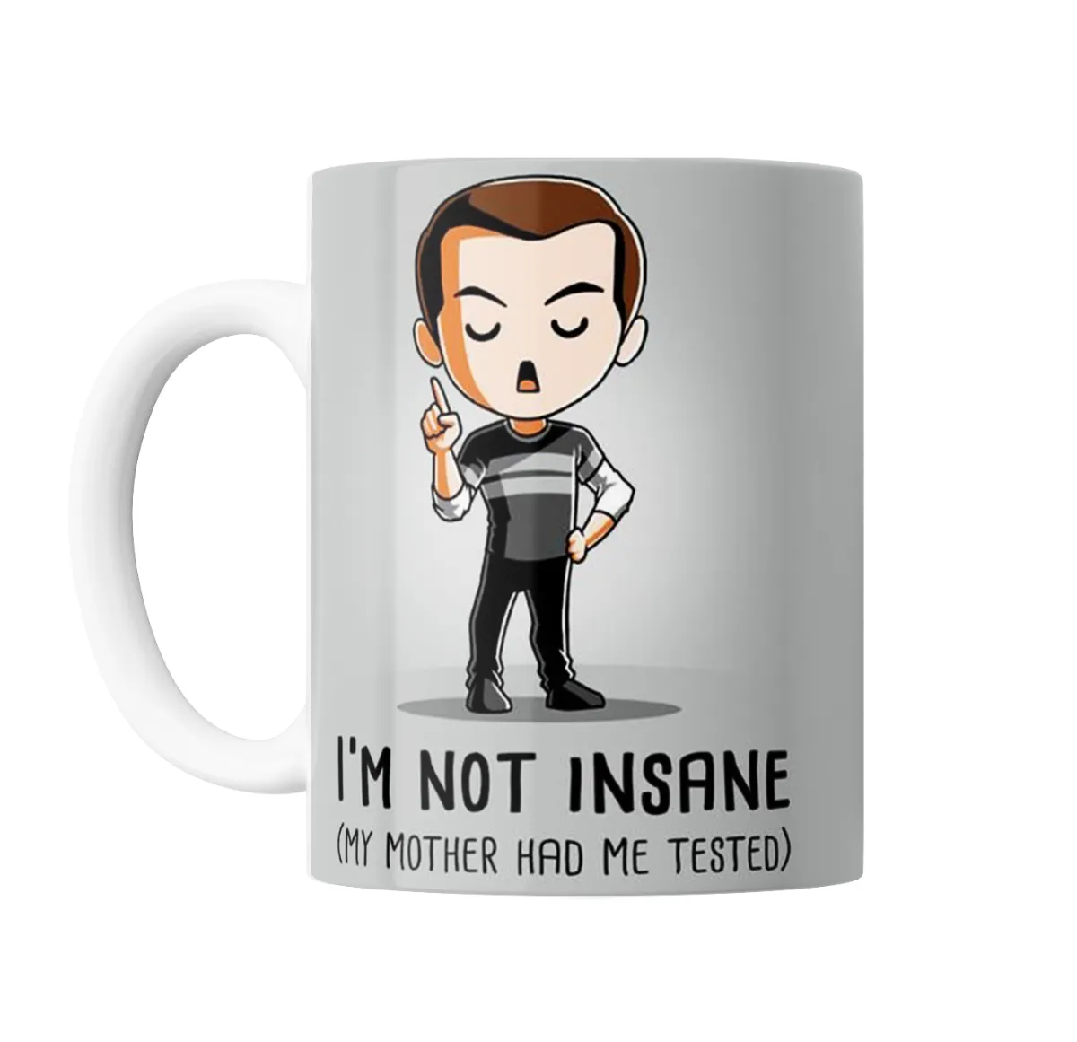 Taza de Cerámica Big Bang Theory Sheldon Cooper I'm Not Insane - vista 2