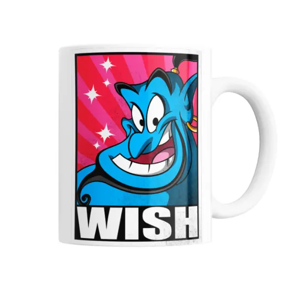 Taza de Cerámica Aladdin Genio Wish