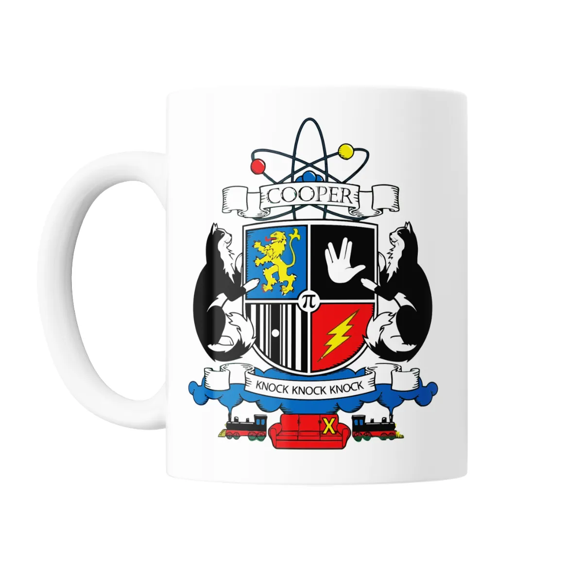 Taza de Cerámica Big Bang Theory Escudo Cooper - vista 2
