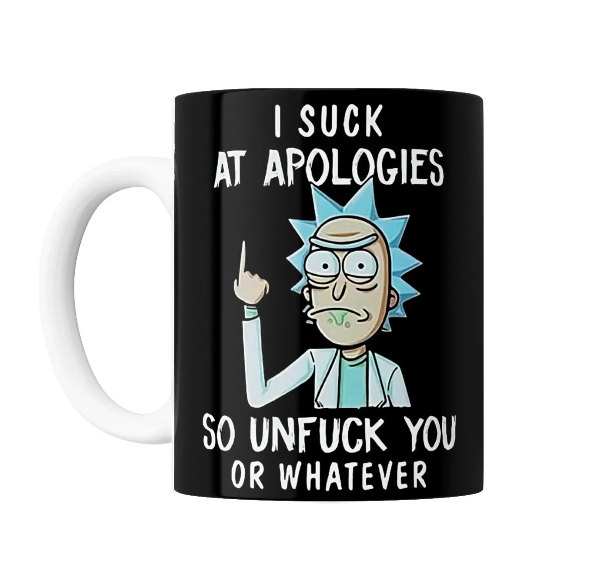 Taza de Cerámica Rick and Morty Rick Sanchez I Suck at Apologies - vista 2