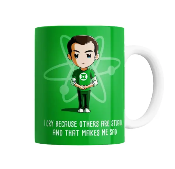 Taza de Cerámica Big Bang Theory Sheldon Cooper Chibi