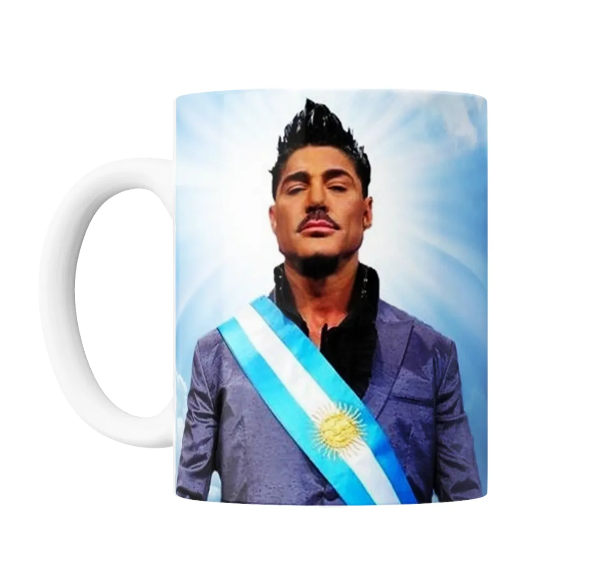 Taza de Cerámica Ricky Fort Presidente Argentina - vista 2