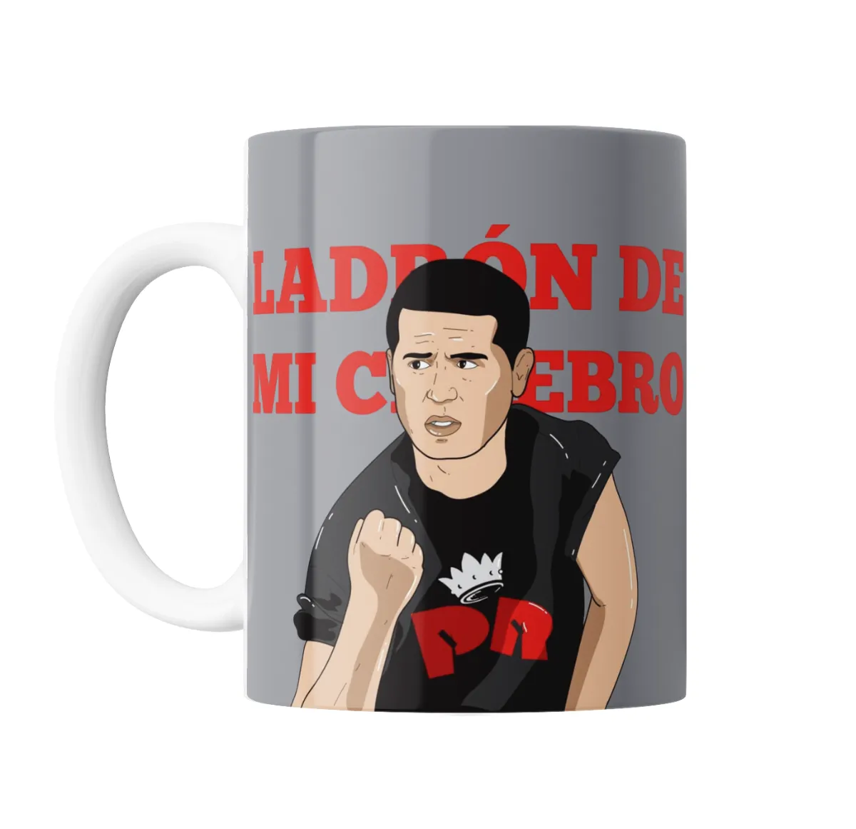 Taza de Cerámica Riquelme Ladrón de mi Cerebro - vista 2