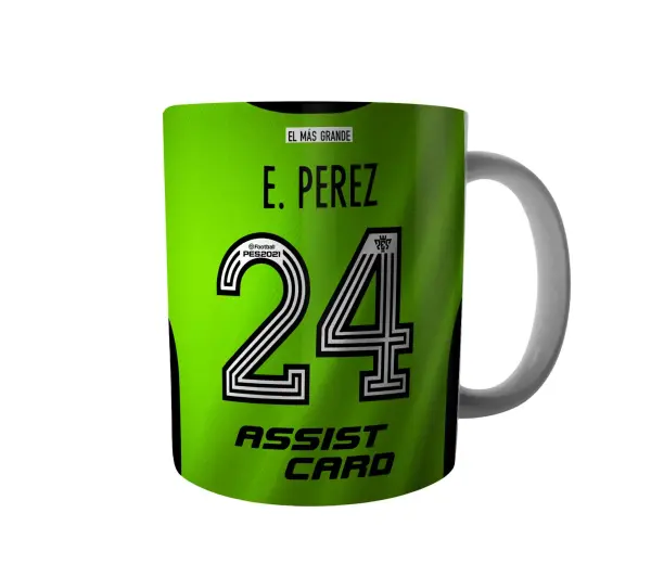 Taza de Cerámica River Plate Enzo Pérez PES2021 Assist Card