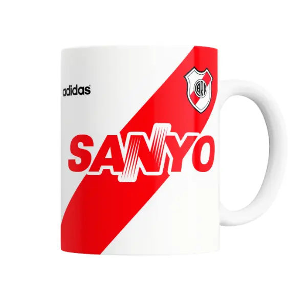 Taza de Cerámica River Plate Camiseta Retro Sanyo