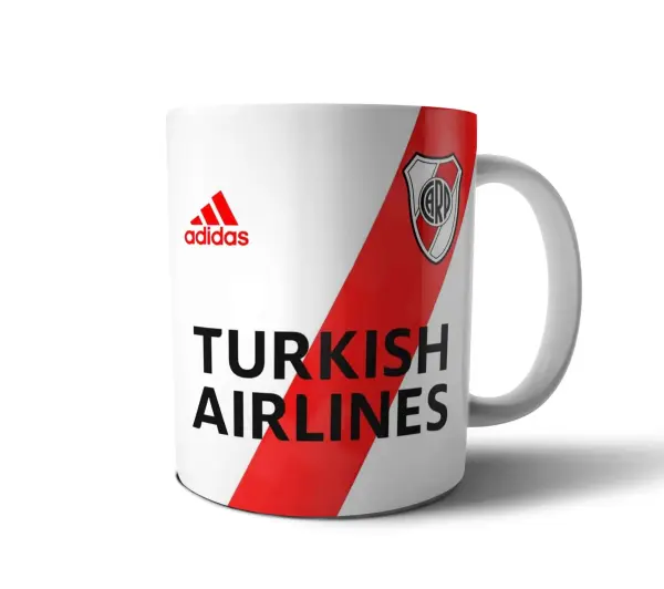Taza de Cerámica River Plate Camiseta Turkish Airlines